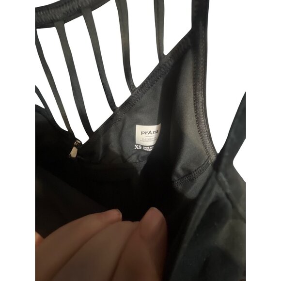 Prana Granite Springs Dress XS Black NWT Adjustable Straps Womens Back Detail - Picture 6 of 7